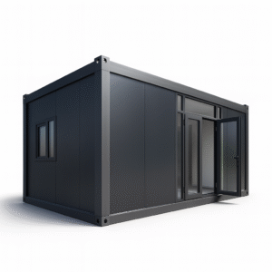 Modulární kontejner FlexBox T2 – kancelářský / servisní – antracitový, 18 m²