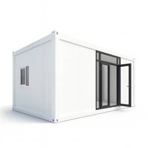 Modulcontainer FlexBox T2 – Büro, Gewerbe – Weiß 18 m²