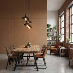 Wandpaneel C-PANEL PRO GT10 2900×1220 mm – braune Holzoptik – Kohlefaserplatte