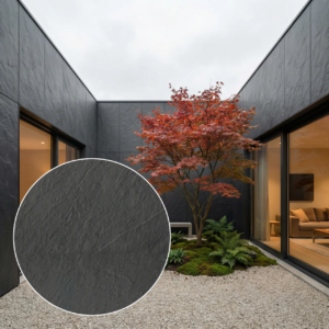 Dekorative Fassadenplatte Slate Mineral Grigio 3000x1200 mm