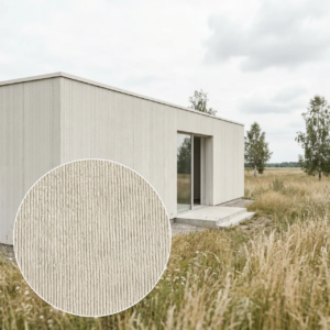 Fassadenpaneel Line Mineral Crema 3000x1200 mm – Quarz-Verbundstoff, Platte für Fassaden