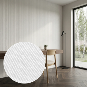 Wandpaneel Line Mineral Bianco 3000x1200 mm – weiße dekorative Platte