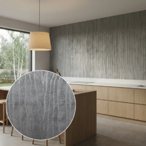 Dekoratives Wandpaneel Onda Mineral Grigio 3000x1200 mm – Verbundplatten