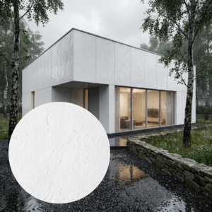 Dekorative Fassadenplatte Slate Mineral Bianco 3000x1200 mm – Quarz-Verbundplatte