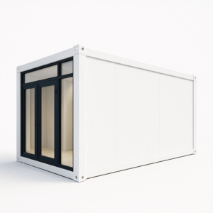 Contenitore modulare FlexBox R2 – Ufficio / Servizi – Bianco 18 m²