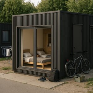 Kontener mieszkalny, biurowy, usługowy H1-A  – Mikrodom 17.5 m²
