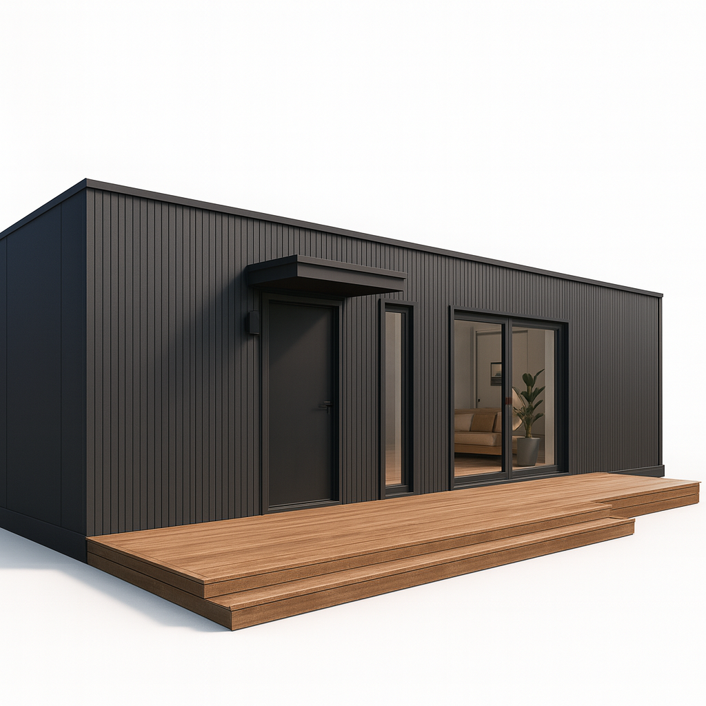 Контейнерний мікробудинок 35 m² – готовий до проживання