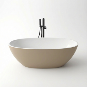 Wanna wolnostojąca BURSZTEEN H-5 SAND 170x78x56 cm - beżowy mat