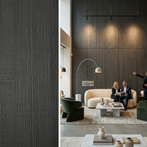 Panel ścienny ETNO Mineral Grafitowy 3000×1200 mm - ciemnoszary