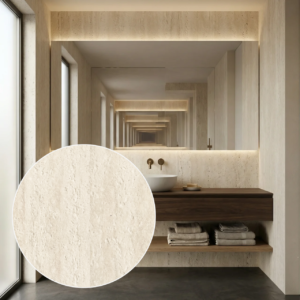 Płyta wzór trawertynu Pietra Mineral Crema 2400x1200 mm - Panel na ścianę