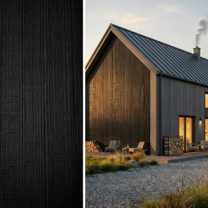 Płyta elewacyjna ETNO Mineral Czarny 3000×1200 mm - Panel kompozyt kwarcowo-polimerowy