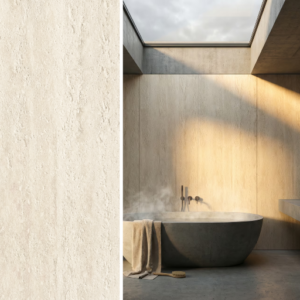 Panel ścienny Pietra Mineral Crema 2400x1200 mm - Tekstura trawertynu