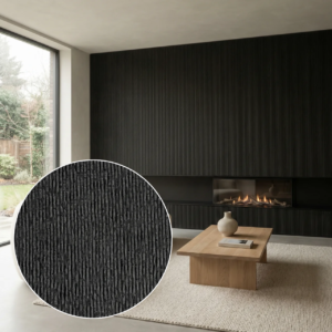 Panel ścienny Line Mineral Nero 3000x1200 mm - Czarny, dekoracyjna płyta na ścianę