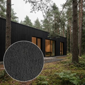 Płyta elewacyjna Line Mineral Nero 3000x1200 mm - Czarna, panel na elewacje