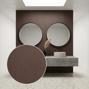 Panel węglowy ścienny Rovere Wood Cacao Ciemny brąz | Carbon Deco wodoodporny 2900×1220 mm | GT23