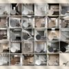 Wzornik paneli węglowych Carbon Deco 5 mm — komplet 29 modeli z kolekcji Stucco, Lino, Marmo, Cemento, Arenaria, Frassino, Bambu, Rovere Wood, Quarzo i Puro