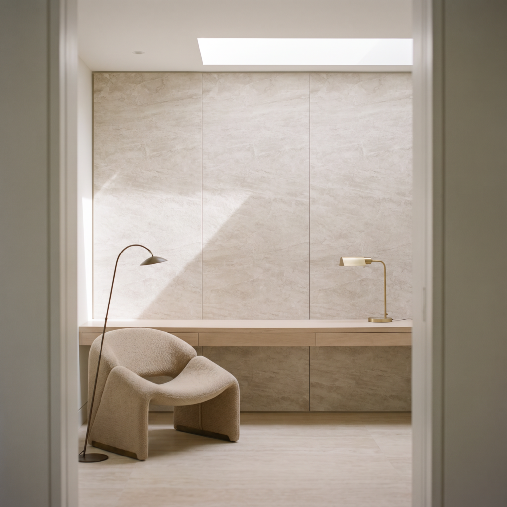 Marble Runa Light Brown jasnobrązowy — gabinet