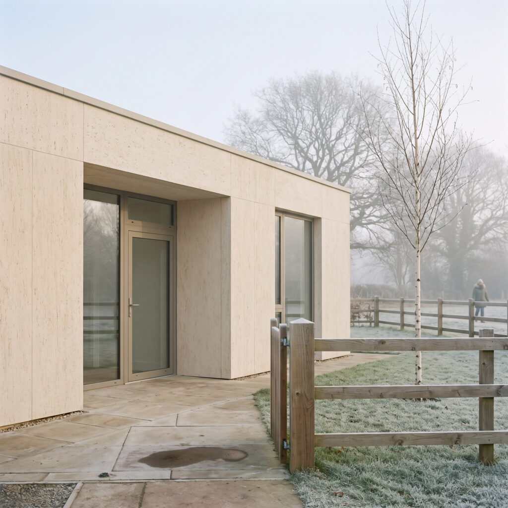 Roman Huge Travertine White Golden beżowy