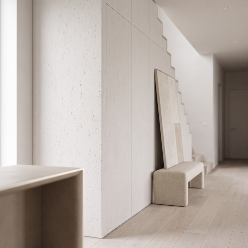 Huge Travertine Beige beżowy — przedpokój