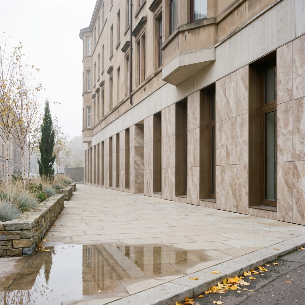 Dolomatic Travertine Clay Bank beżowobrązowy