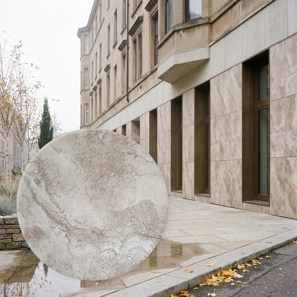 Dolomatic Travertine Clay Bank beżowobrązowy