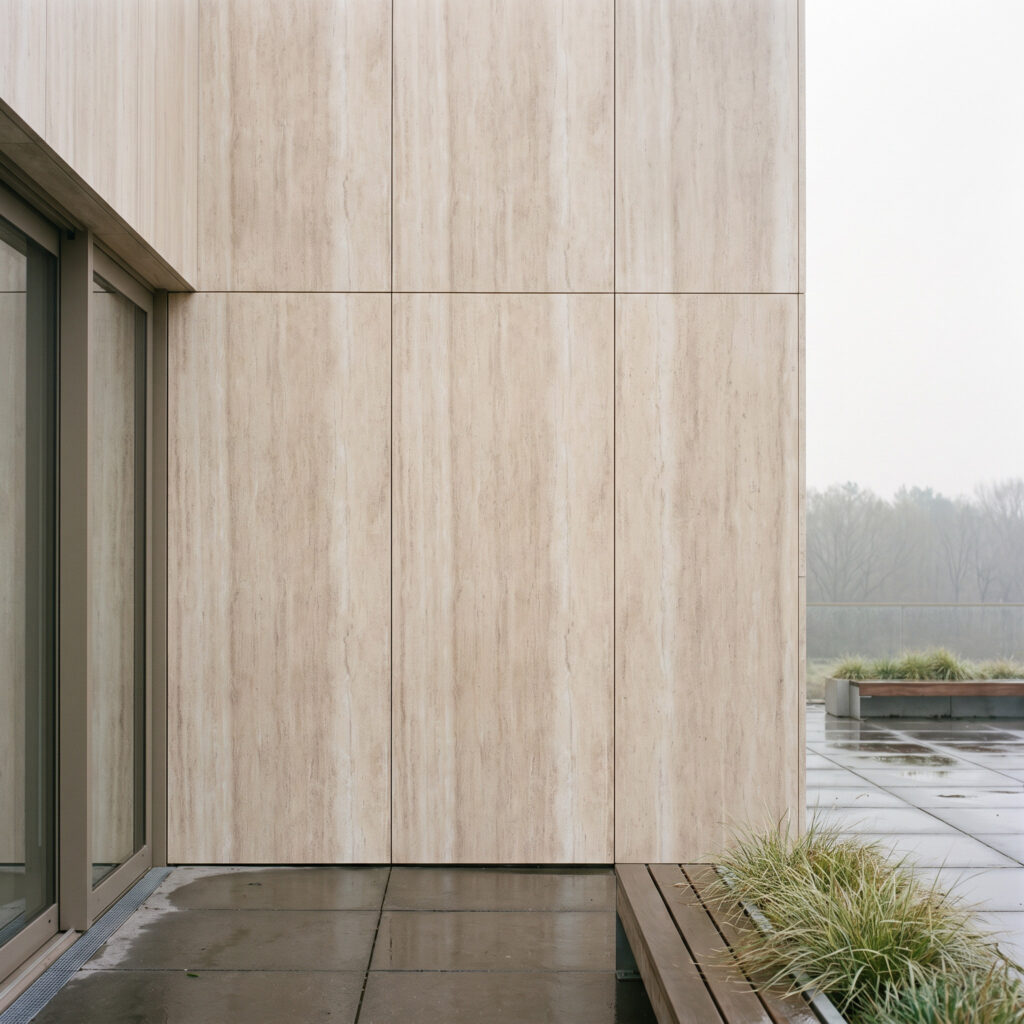 Linear Travertine Roman Yellow rdzawobeżowy