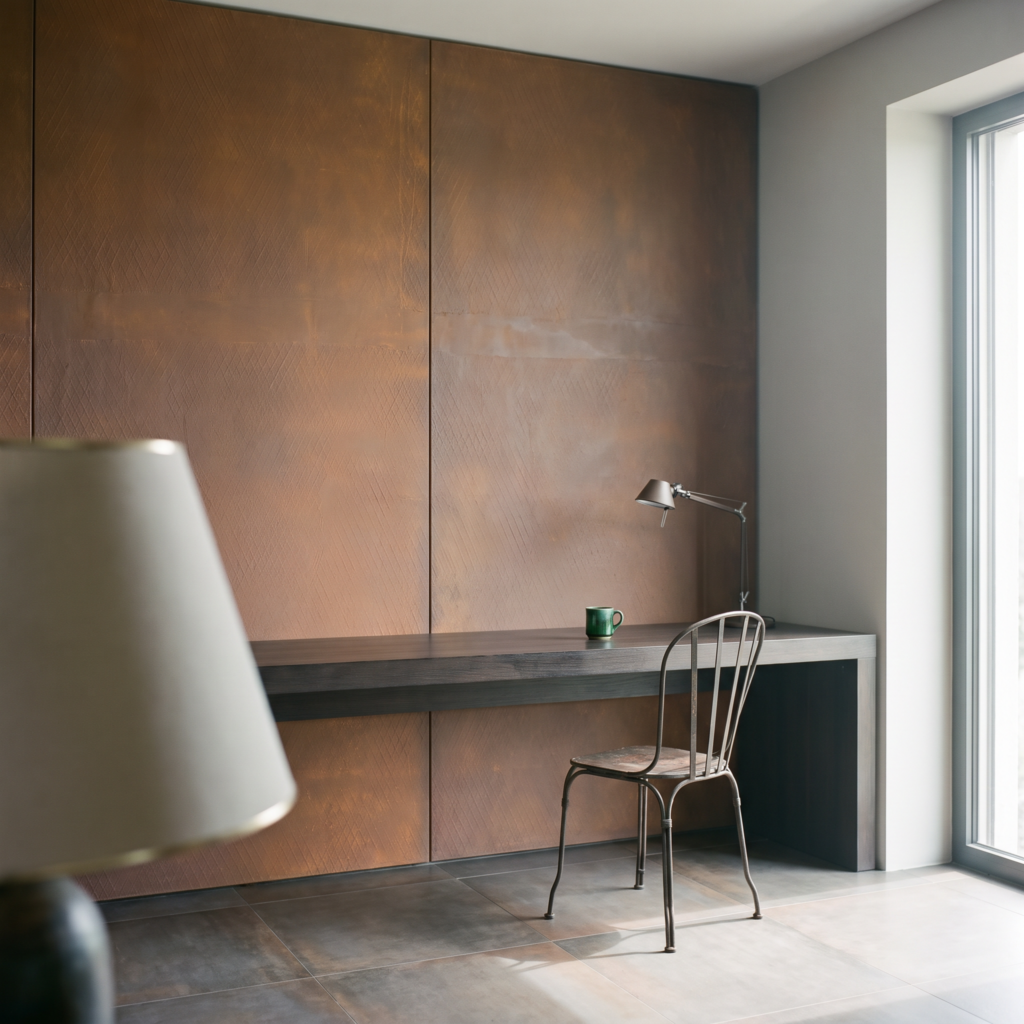 Rust Board Medium Plaid rdzawy — gabinet