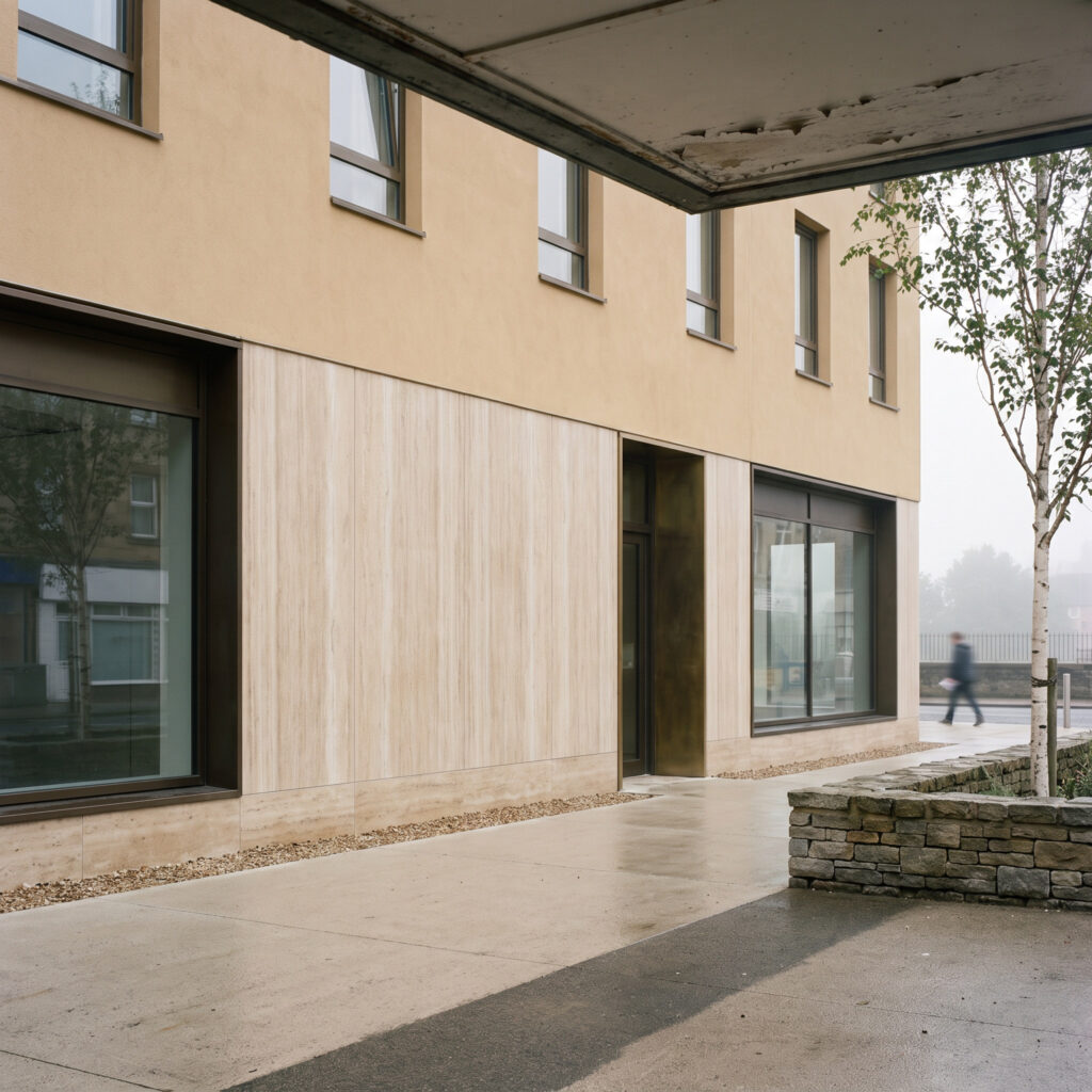 Linear Travertine Roman Yellow rdzawobeżowy