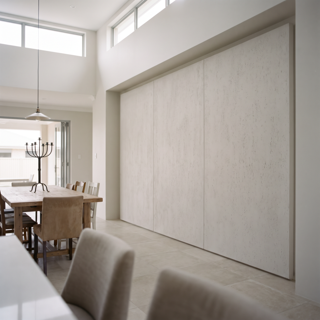 Huge Travertine Beige beżowy — jadalnia