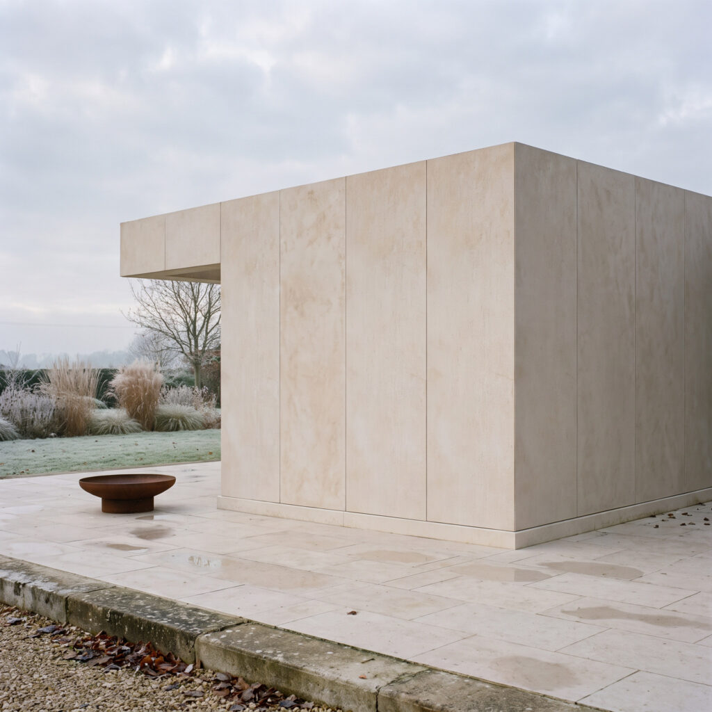 Dolomatic Travertine Andean White biały ciepły