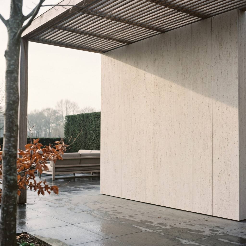Roman Huge Travertine White Golden beżowy