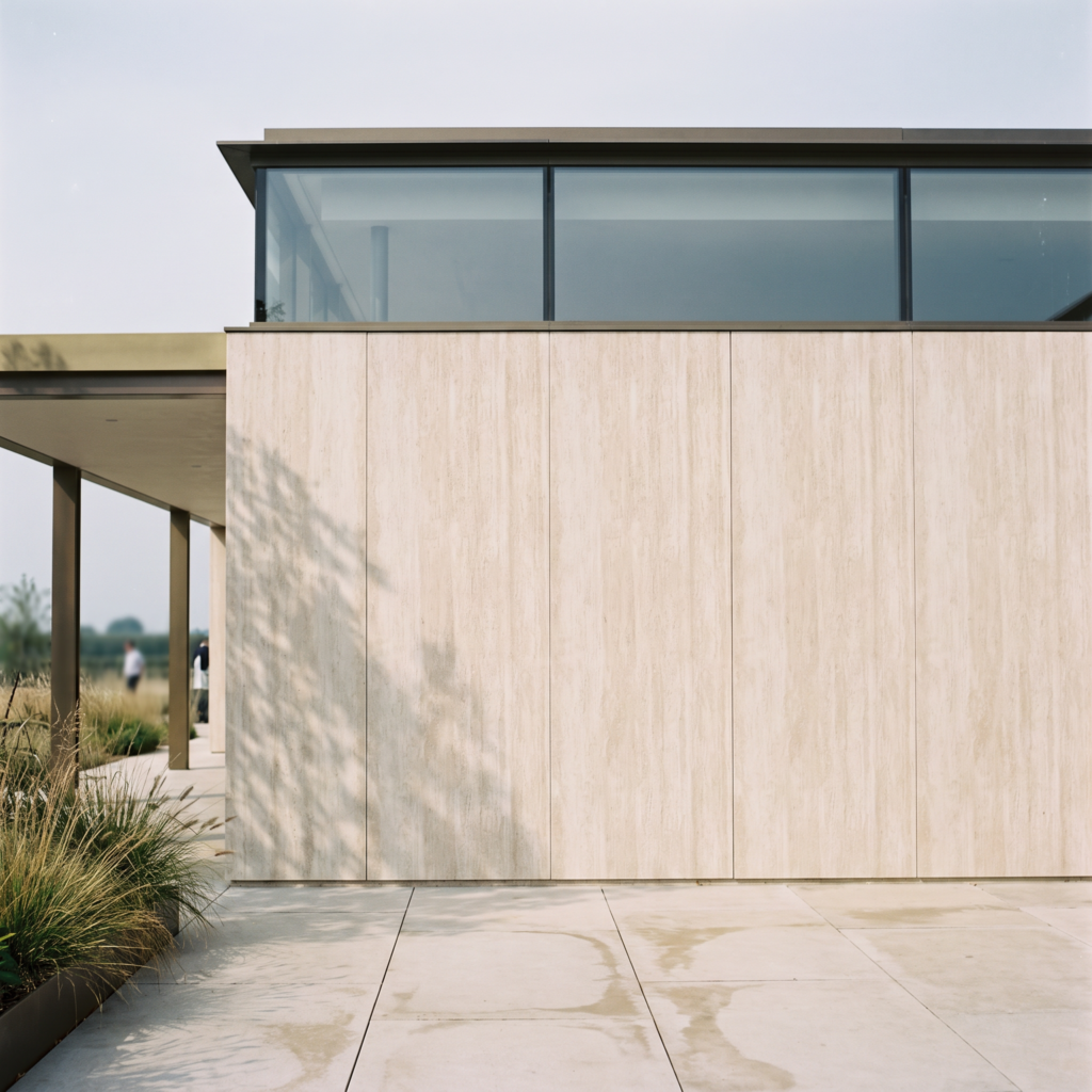 Linear Travertine Roman White kremowobiały