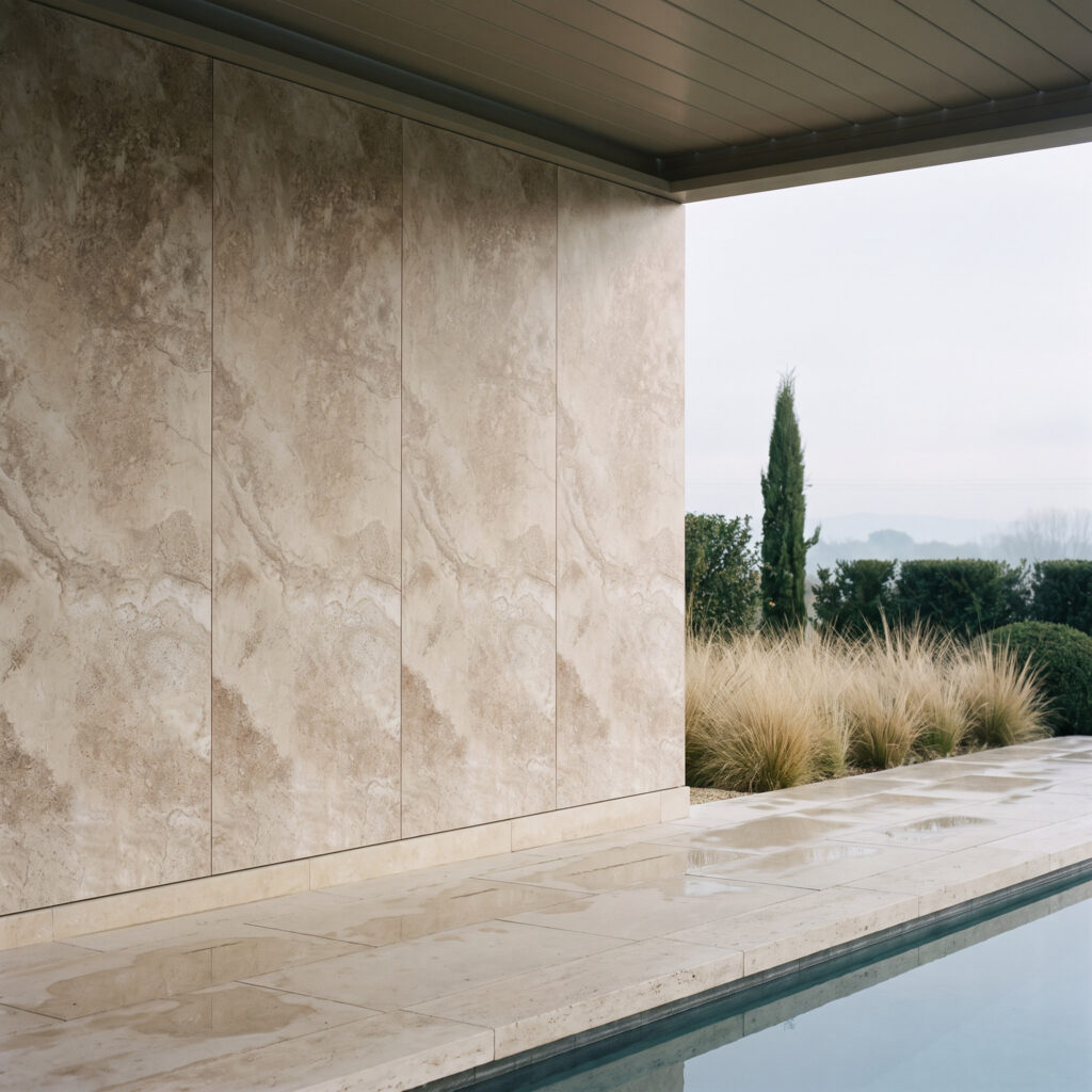 Dolomatic Travertine Clay Bank beżowobrązowy