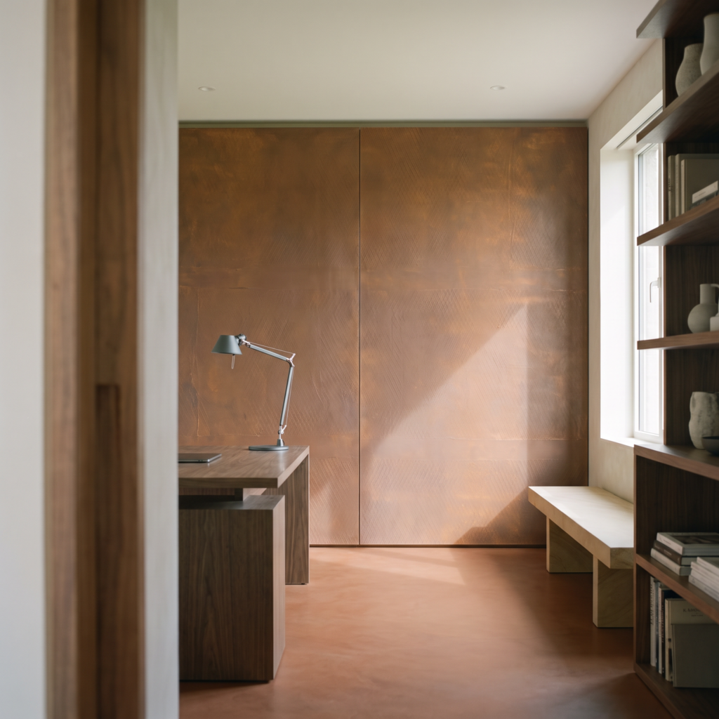 Rust Board Medium Plaid rdzawy — gabinet