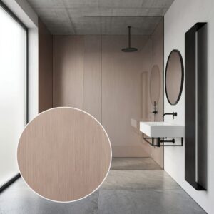 Pannello murale in carbonio Frassino Cipria Color crema, nude | Carbon Deco impermeabile 2900×1220 mm | A5222-1