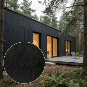 Lastra per facciate Slate Mineral Nero 2900×1200 mm - Decorazione della facciata