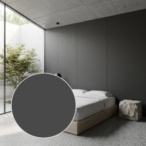 Panneau mural en carbone Puro Antracite Anthracite mat | Carbon Deco résistant à l'eau 2900×1220 mm | ZF015