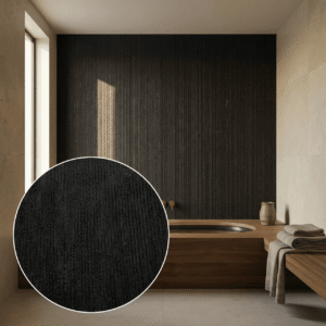 Panneau mural BOLD Mineral Noir 2900x1200 mm - Composite quartz-polymère
