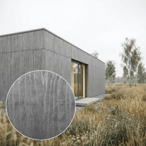 Panneau pour façade Onda Mineral Grigio 2900x1200 mm - Panneau décoratif