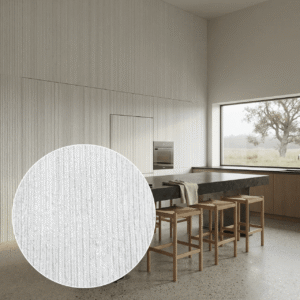 Panel de pared BOLD Mineral Blanco 2900×1200 mm - Placa de compuesto de cuarzo y polímero