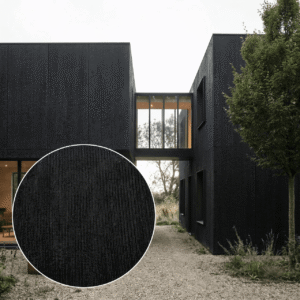 Placa de fachada BOLD Mineral Negro 2900×1200 mm - Fachada, compuesto de cuarzo y polímero