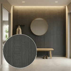 Wandpaneel ETNO Mineral Grafiet 2900×1200 mm - Decoratieve plaat, donkergrijs